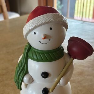 Hallmark Snowman Talking Plumber
